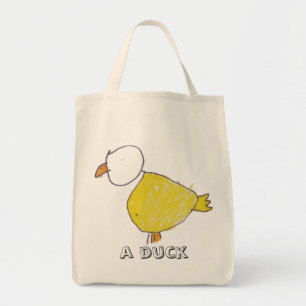 Eine Enten-Bio Lebensmittelgeschäft-Tasche Tragetasche