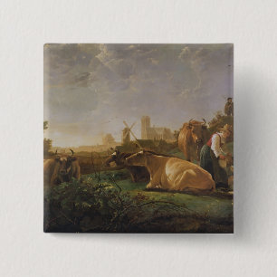 Eine entfernte Ansicht von Dordrecht Button