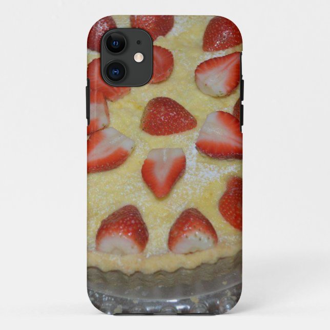 Eine Erdbeertorte Case-Mate iPhone Hülle (Rückseite)