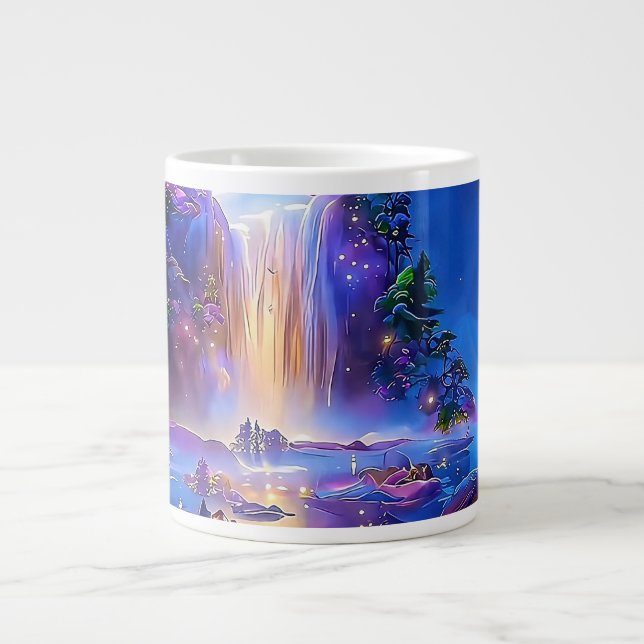 Eine erfrischende Melodie 025 Jumbo-Tasse (Vorderseite)