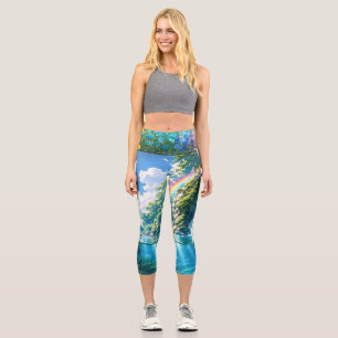 Eine erfrischende Melodie 032 Capri Leggings