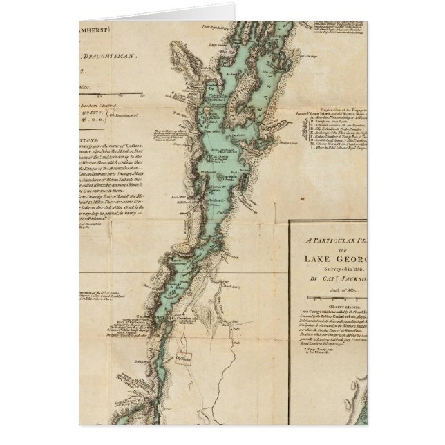 Eine Erhebung über den Champlain-See (Vorne)