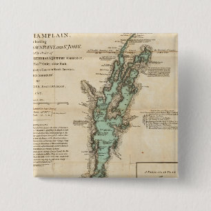 Eine Erhebung über den Champlain-See Button