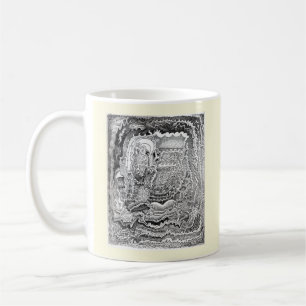 Eine Erinnerung vom alten Gehirn Kaffeetasse