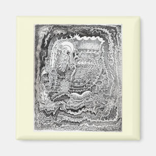 Eine Erinnerung vom alten Gehirn Magnet