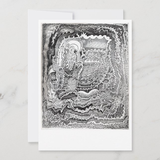 Eine Erinnerung von der Old Brain Flat Card Dankeskarte (Vorderseite)