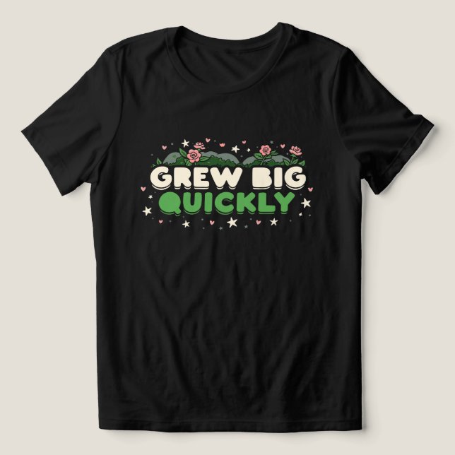 Eine Erklärung zu Wachstum und 🌸 Tri-Blend Shirt (Design Vorderseite)