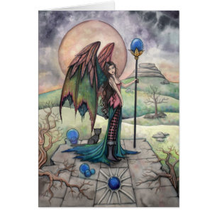 Eine Ernte-Mond-Gotische-Fee-Fantasy-Kunst