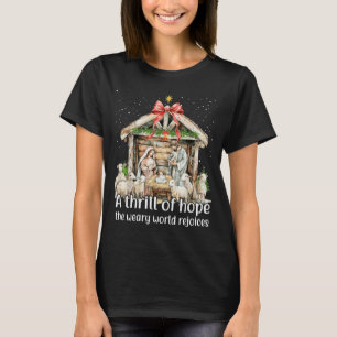 Eine Erregung der Hoffnung Die müde Welt freut sic T-Shirt