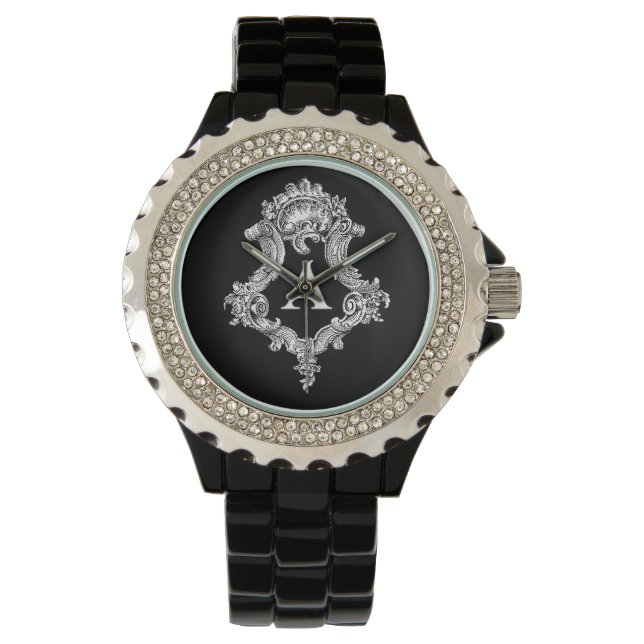 Eine erste Monogramm-Uhr Armbanduhr (Vorderseite)