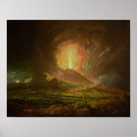 Eine Eruption des Vesuvius aus Portici