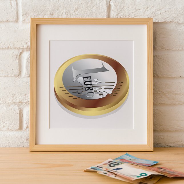 Eine-Euro-Münzposter Poster (Von Creator hochgeladen)