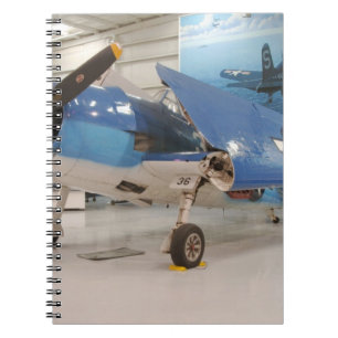 Eine F-6F Hellcat-Kampfmaschine aus dem Zweiten We Notizblock