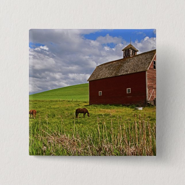 Eine Fahrt durch das Bauernhofland von Palouse 3 Button (Vorderseite)