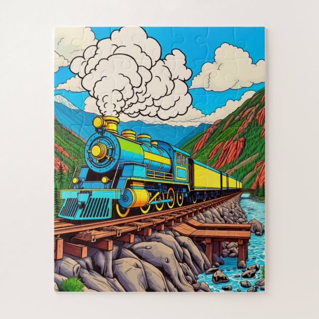 Eine Fahrt mit der Dampfbahn (Vertikal)