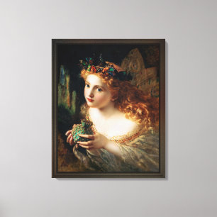 Eine Fairy ist aus den schönsten Dingen gemacht Leinwanddruck