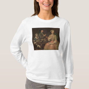 Eine Familie von drei am Tee, c.1727 T-Shirt