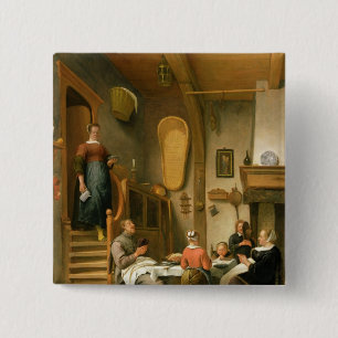 Eine Familien-Sprichwort-Anmut Button