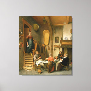 Eine Familien-Sprichwort-Anmut Leinwanddruck