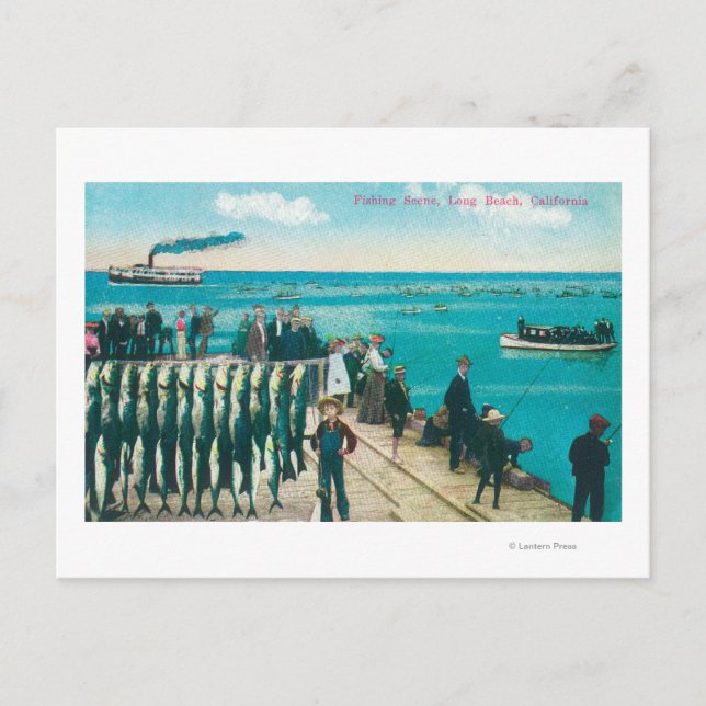 Eine fantastische Aussicht auf den Atlantik Postkarte (Vorderseite)