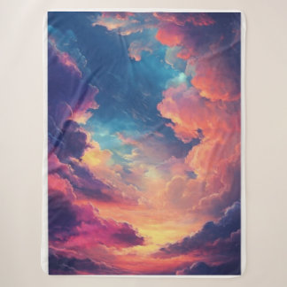 Eine Fantasy Sky Vibe mit traumhaften, mehrfarbige Sherpadecke