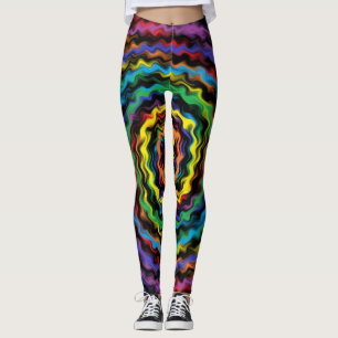 Eine farbenfrohe Detonation Leggings