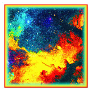 Eine farbenfrohe Reise durch das Universum. Jetzt  Fotodruck