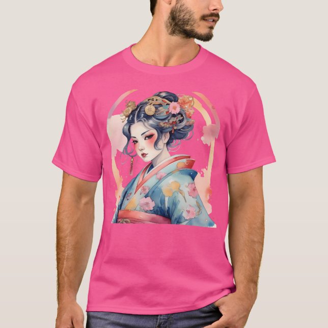 Eine farbenfrohe Shogun T-Shirt (Vorderseite)