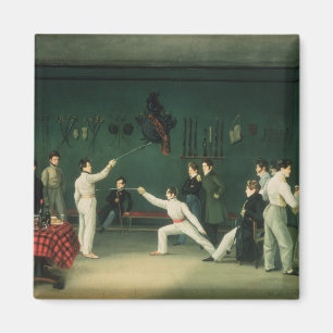 Eine fechtende Szene, 1827 Magnet