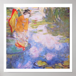 Eine Fee - Collage-Kunst Poster