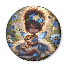 Eine Fee und ihr Lion Cub Blue
