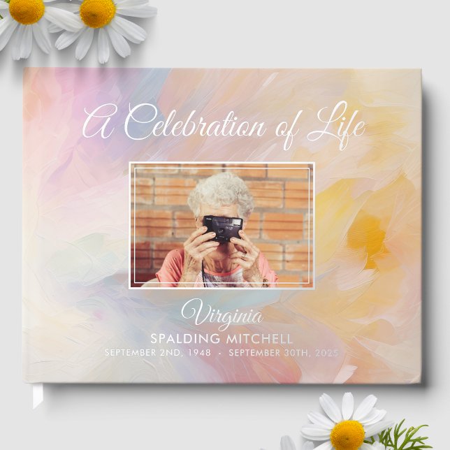 Eine Feier zum Gedenkgottesdienst zur Beerdigung d Gästebuch (Von Creator hochgeladen)