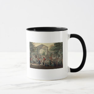 Eine Fiesta in einem botanischen Garten, 1775 Tasse