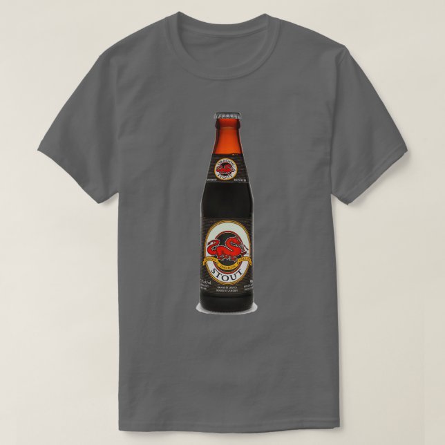 Eine Flasche Dragon Stout Fun T-Shirt (Design vorne)