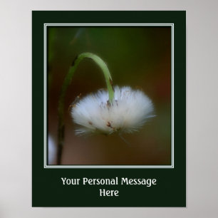 Eine flauschige Blume - erstellen Sie Ihre eigene  Poster