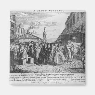 Eine Flotten-Hochzeit, 1747 Magnet