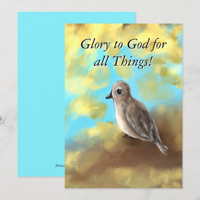 Eine flüchtige Dream Stationary Card Dankeskarte (Vorne/Hinten)