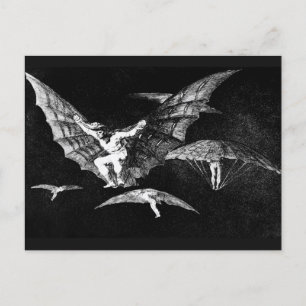 Eine Flugweise, Francisco Goya Postkarte