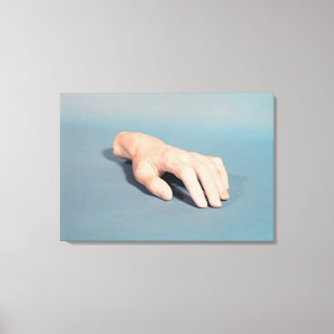 Eine Form der Hand von Frederic Chopin Leinwanddruck