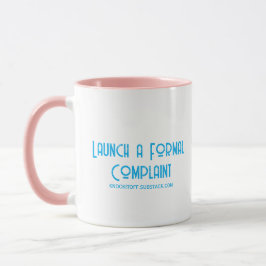 Eine formelle Beschwerde einreichen Tasse