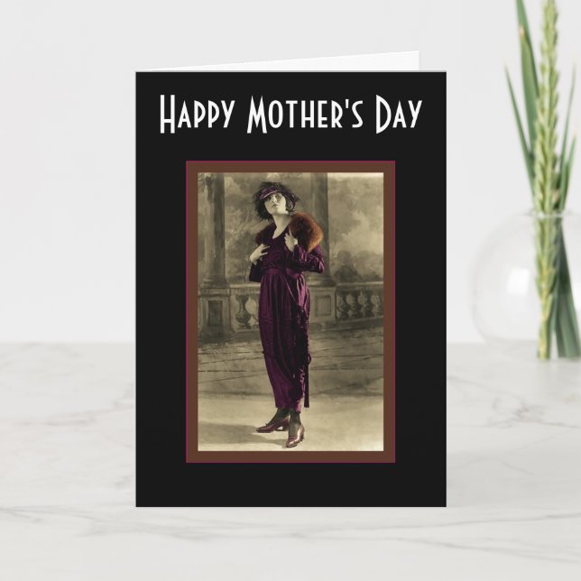 Eine Foxy Lady Karte (Vorderseite)