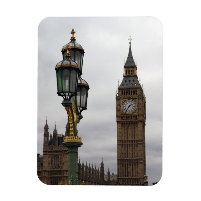 Eine Frage der Perspektive - London - Big Ben Magn Magnet (Vertikal)