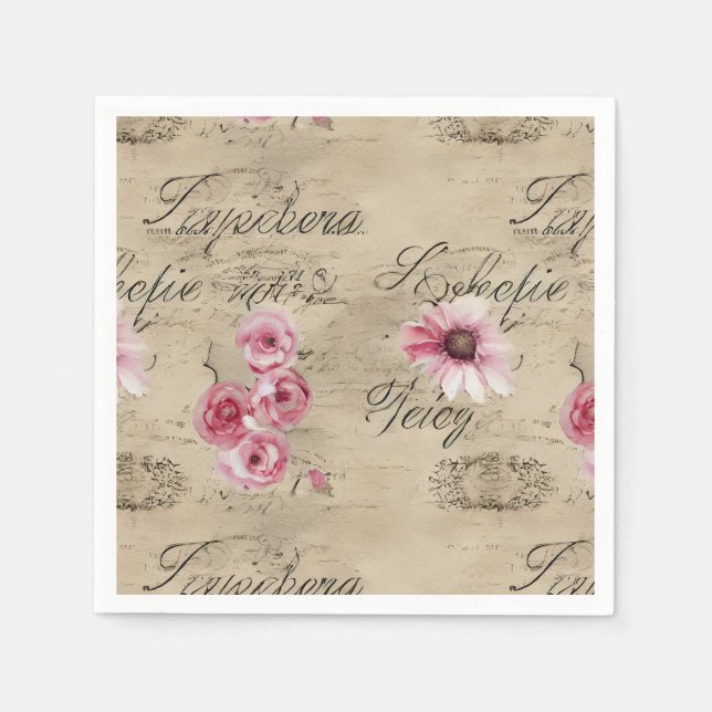 Eine französische Design-Serie 20 Serviette (Vorderseite)