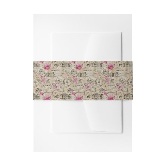 Eine französische Design-Serie 24 Einladungsbanderole (Vorderseite Beispiel)