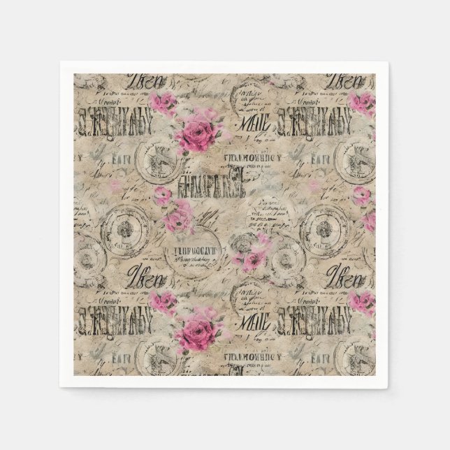 Eine französische Design-Serie 24 Serviette (Vorderseite)