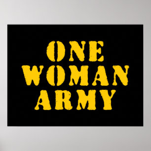 EINE-FRAU-ARmee Poster