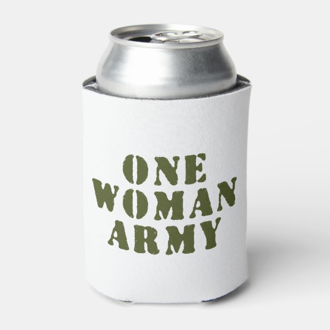 EINE FRAU ARMY DOSENKÜHLER (Kanne Vorderseite)