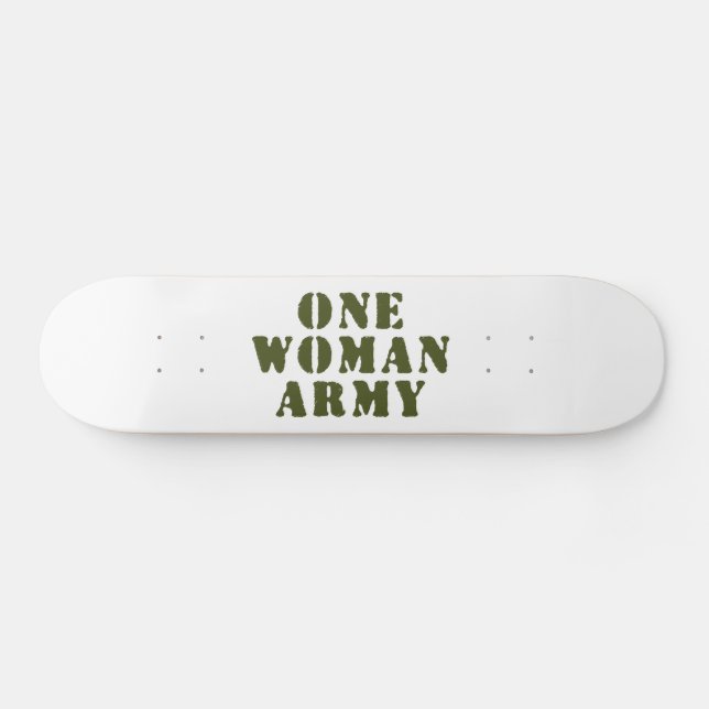 EINE FRAU ARMY SKATEBOARD (Horizontal)