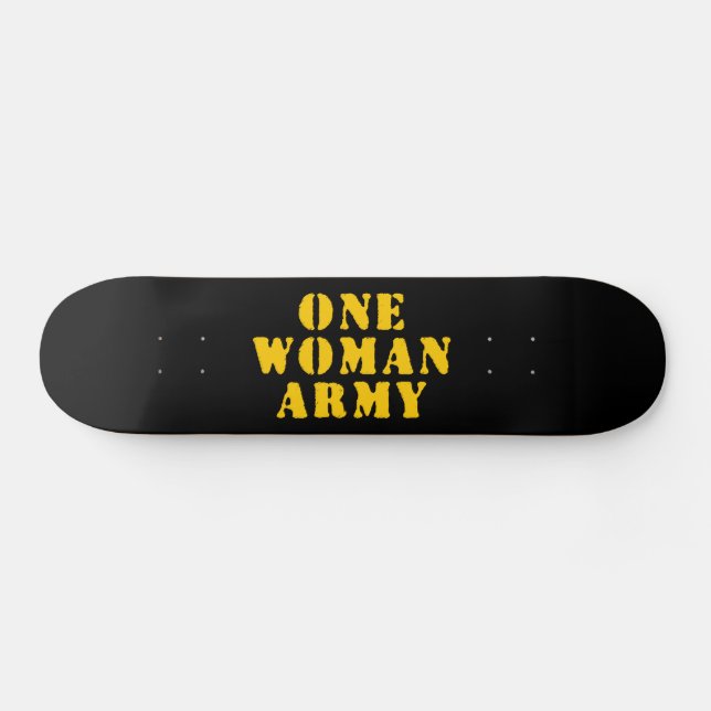 EINE FRAU ARMY SKATEBOARD (Horizontal)