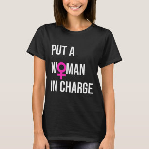Eine Frau, die Potus als weibliche Präsidentin lei T-Shirt